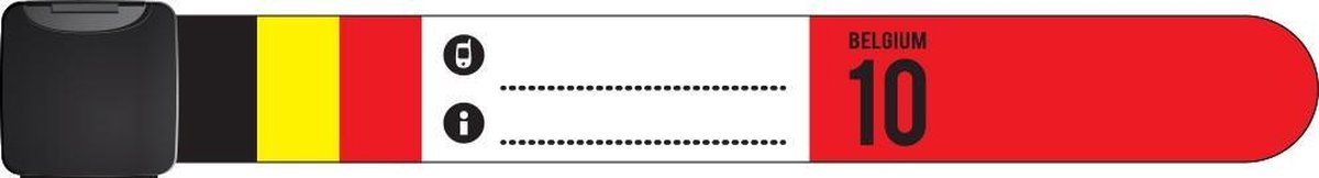 Image of 12 x infoband belgium
