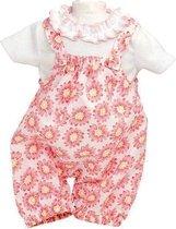 Mini Mommy Jumpsuit Bloemen Met T-shirt 38-41 Cm Roze