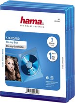 Hama 4751349 Blu-ray Dvd-doosjes - 3 stuks / Blauw