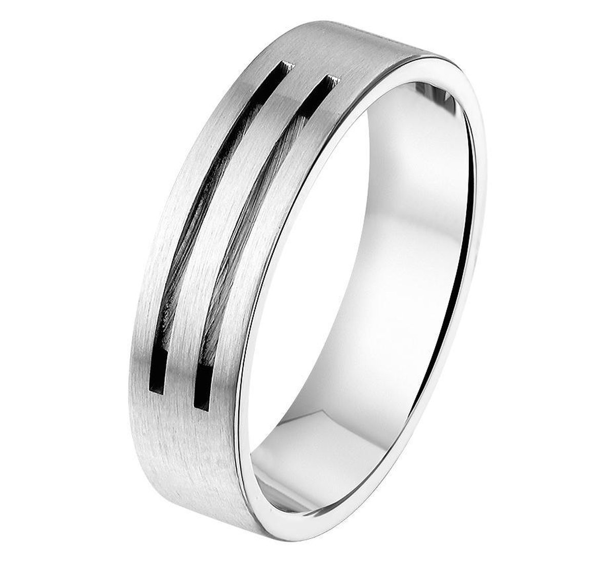 Dash Ring A509 - 6 mm - Zonder Cz - Staal