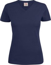 Printer T-shirt Heavy V-hals Lady 2264025 Marine - Maat XL