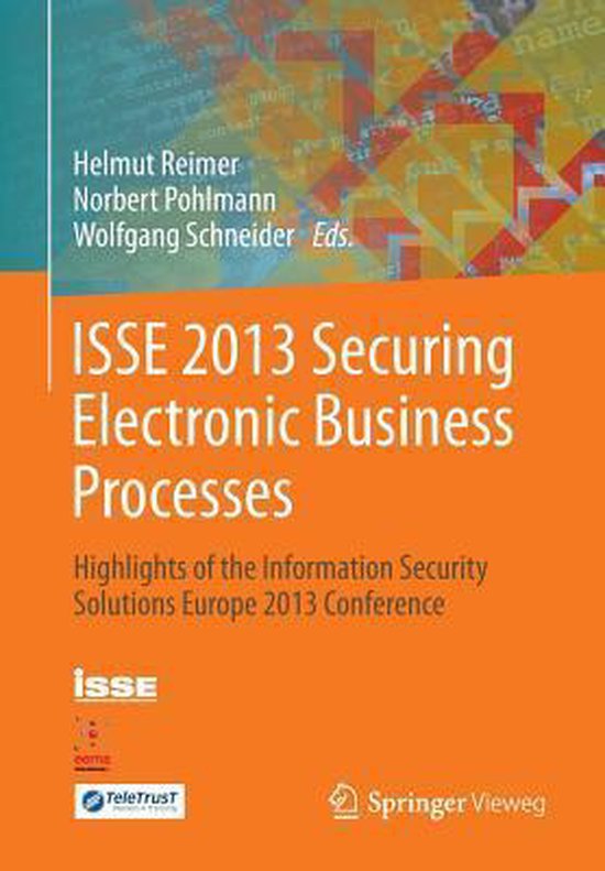 ISSE 2013 Securing Electronic Business Processes - cover