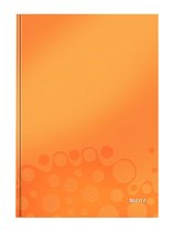 Leitz WOW Notitieboek - A4 - Gelijnd - Harde Kaft - Oranje