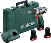 Metabo Powermaxx BS Basic Set Accu Boorschroefmachine 10.8V 2.0Ah Li-Ion in Koffer + Gratis 3e Accu 10.8V 2.0Ah Li-Ion