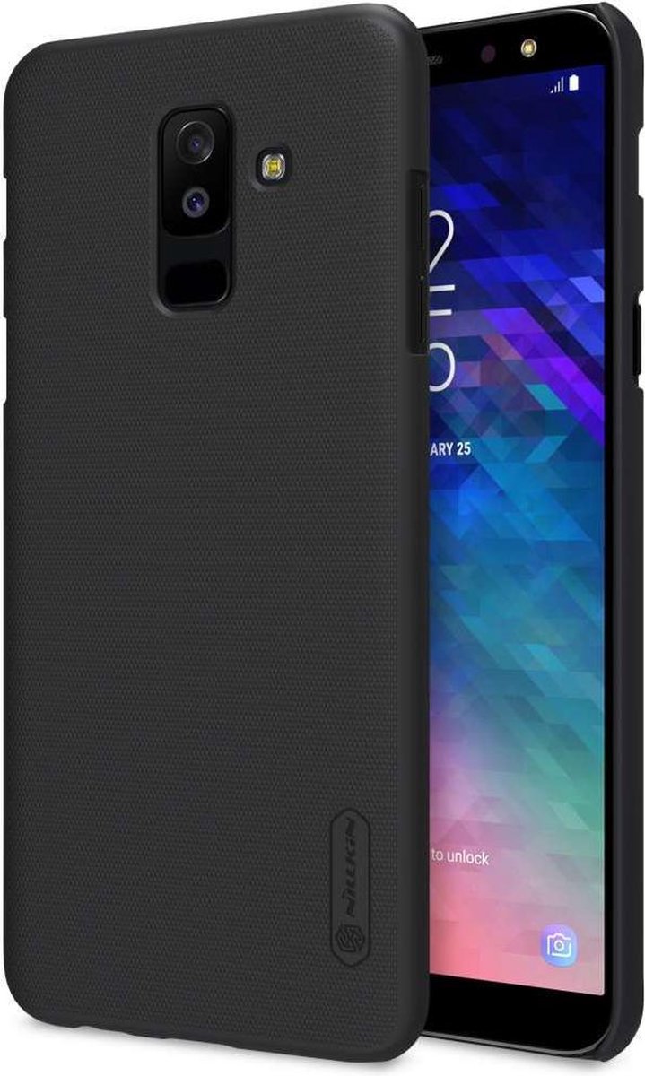 Nillkin Super Frosted Shield Backcover voor de Samsung Galaxy A6 Plus (2018) - Black