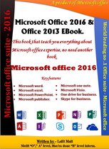 Microsoft office 2016 & 2013 ebook