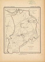Historische kaart, plattegrond van gemeente Born in Limburg uit 1867 door Kuyper van Kaartcadeau.com