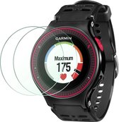 2X Tempered Glass Screenprotector Geschikt Voor Garmin Forerunner 225 - Ultradun Gehard Glas