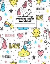 Handwriting Practice Paper Workbook