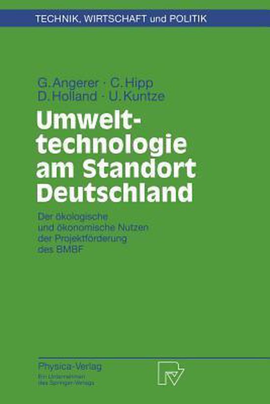 Umwelttechnologie am Standort Deutschland - cover