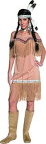 Indianen jurkje met franjes | Wild West verkleedkleding maat L (44-46)
