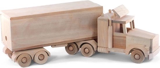 Berky - Houten speelgoed Grote vrachtauto | bol.com