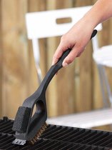 Barbecue Brush - Barbecueborstel 3 in 1 RVS met Grip - Reinigingsborstel - BBQ - Scraper -