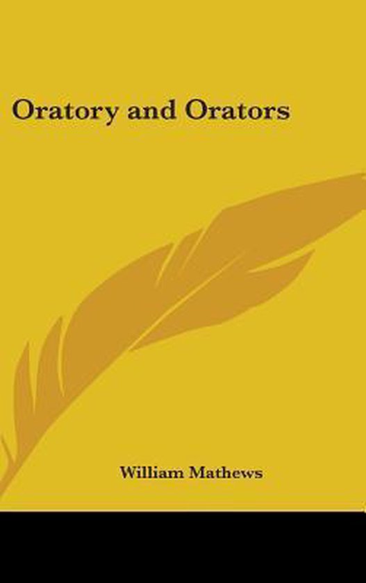 Oratory and Orators - cover