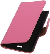 Mobieletelefoonhoesje.nl - Huawei Y360 Hoesje Effen Bookstyle Roze