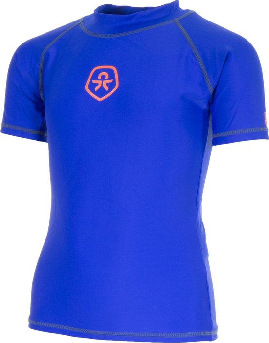 Color Kids Vitel T-shirt SS UPF Zwemshirt - Maat 128  - Unisex - blauw