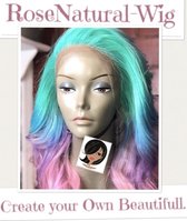 Rosenatural hair - Wig - Unicorn - 20 inch - 100% real hair