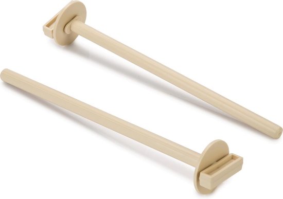 Beeztees Zitstok - Vogel - Incl. Houder - Beige - 22 cm - 2ST
