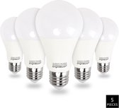 Aigostar LED lamp A5 A60 - 12W - E27 Fitting - Warm Wit Licht - 3000K - Set van 5 stuks