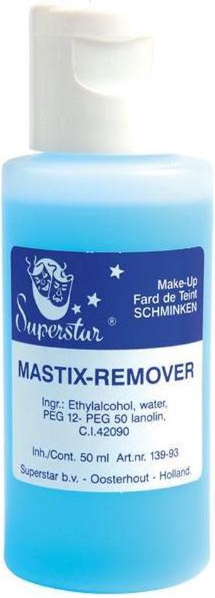 Foto: Superstar huidlijm remover mastix 50 ml blauw wit