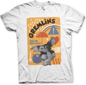 Gremlins Heren Tshirt -S- Three Rules Wit