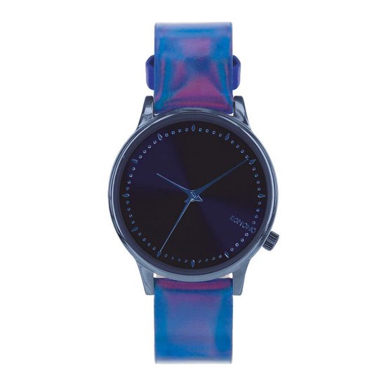Komono Estelle Iridescent Cobalt horloge KOM-W2801