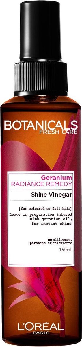 L'Oréal Paris Botanicals Geranium Radiance Remedy Haarolie - 150 ml - Dof & Gekleurd Haar