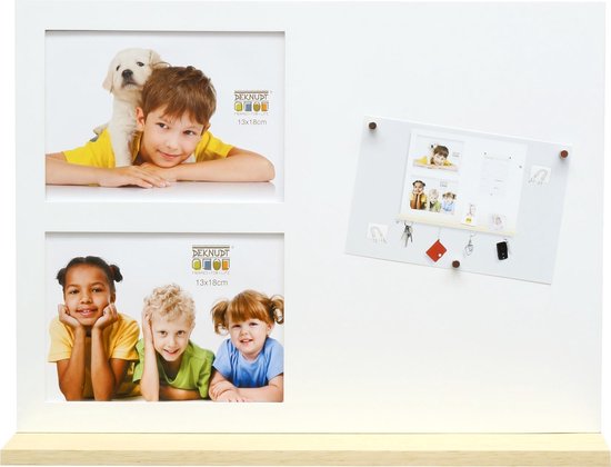 Deknudt Frames foto-magneetbord S68EL1 E2A - wit - - 2x 13x18 cm |
