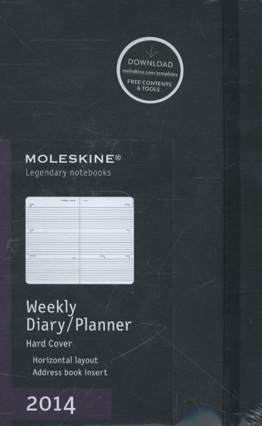 Cover van het boek '2014 Moleskine Large Diary Weekly Horizontal Hard'