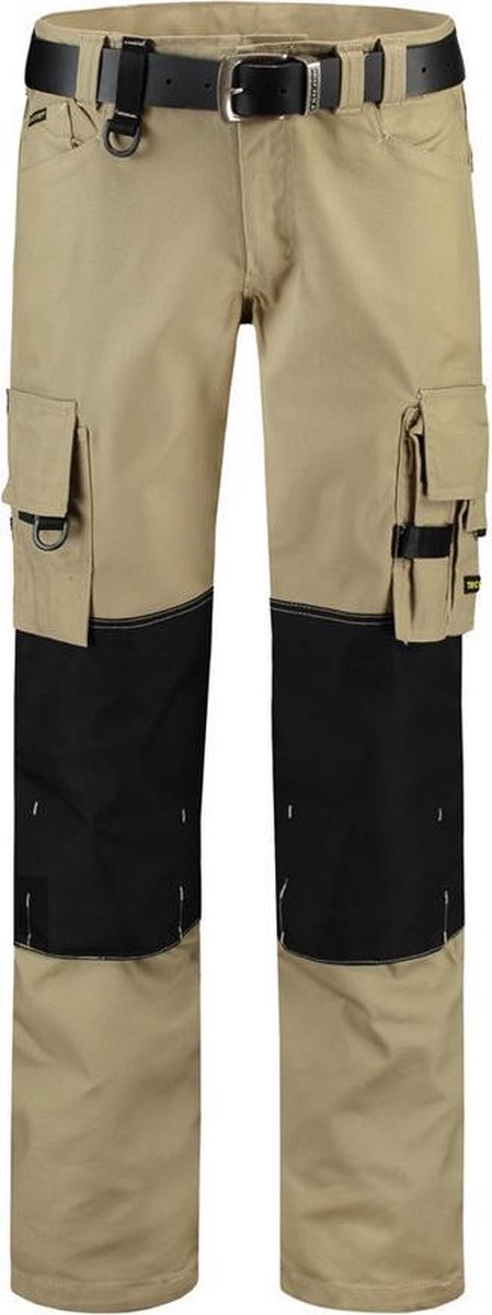 Tricorp 502009 Werkbroek Cordura Canvas - Khaki/Zwart - 53