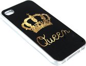 Queen hoesje siliconen Geschikt Voor iPhone 4 / 4S