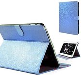 Samsung Galaxy Tab 4 10.1 T530 T535 Diamond book cover case Blauw Blue