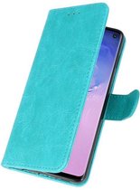 Samsung Galaxy S10  Hoesje Book Case Groen