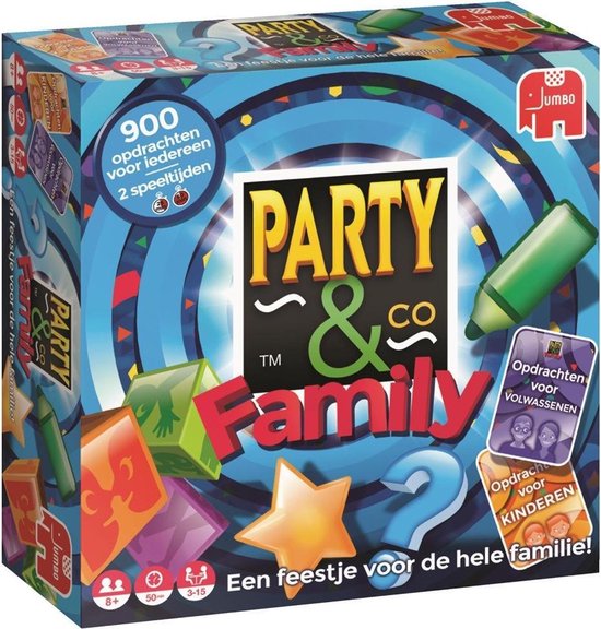 Gezelschapsspel: Jumbo Party & Co Family - Bordspel, uitgegeven door Jumbo