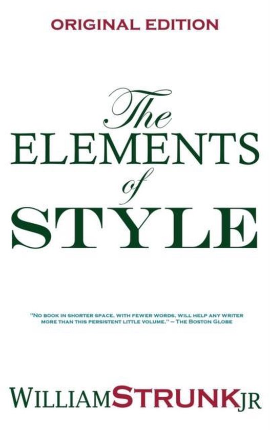 The Elements of Style - cover