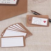 Just My Type - Wedding Wishes Cards - 25 stuks