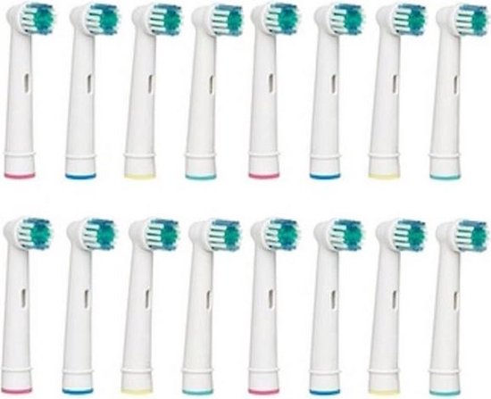 Opzetborstels - Universeel geschikt voor Braun / Oral-B - Set Van 16 Stuks