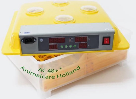 Broedmachine | 48 eieren (met hygrometer) - Model- AC 48+ ® - Animalcare Holland
