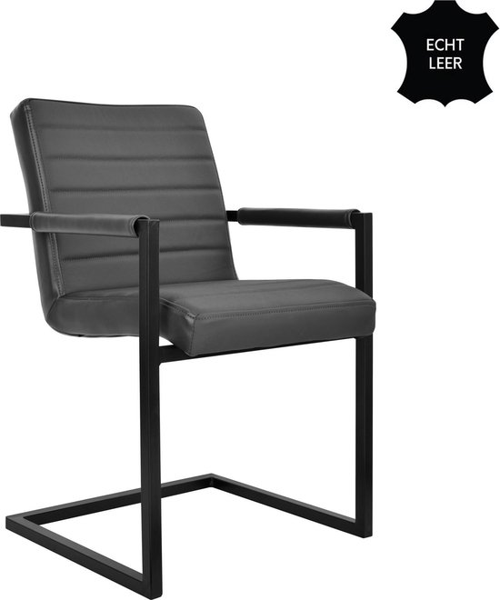 Feel Furniture - Conference stoel - Donker Grijs | bol.com