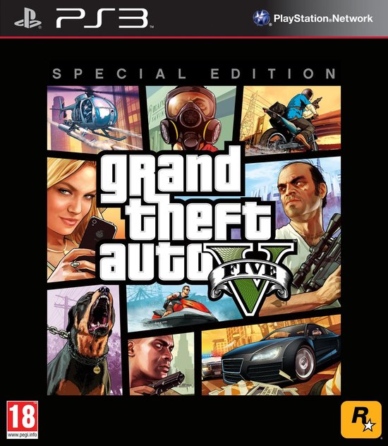Poort Voorgevoel Tweede leerjaar Grand Theft Auto V (GTA 5) - Special Edition | Games | bol.com