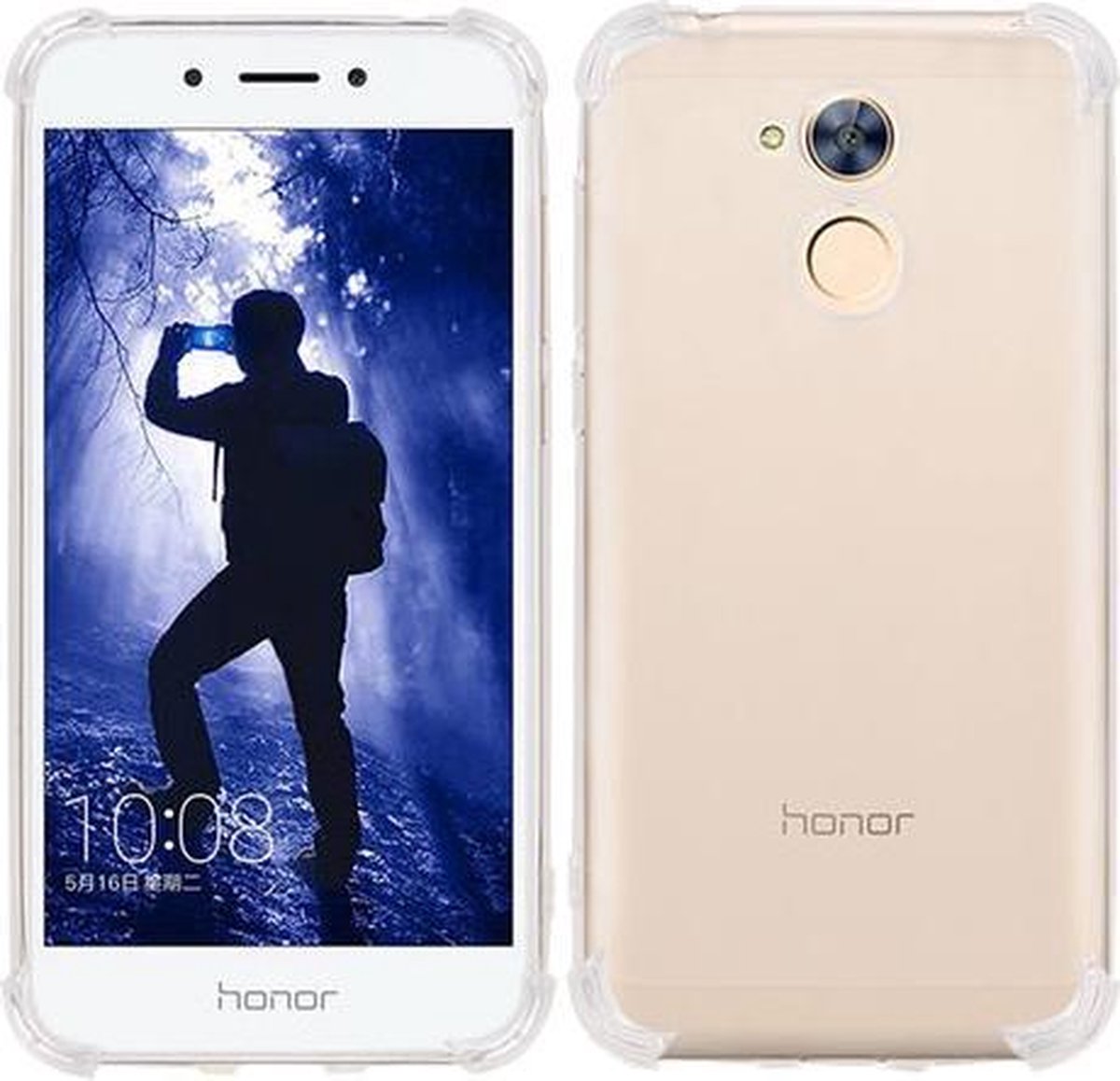 BestCases.nl Huawei Honor 6A TPU Schokbestendig bumper case Hoesje