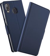 Samsung Galaxy A40 Hoesje - Folio Book Case - Donkerblauw