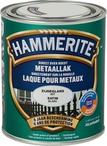 Hammerite Metaallak - Satin - Wit - 0.75L