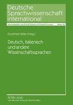 Deutsch, Italienisch und andere Wissenschaftssprachen