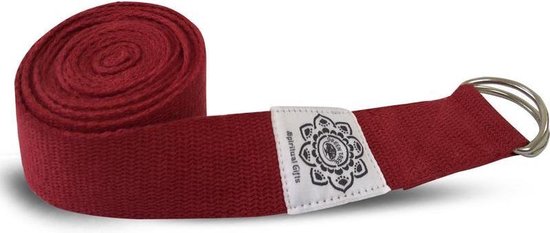 Green Tree Yoga riem rood 270 cm 1 stuks