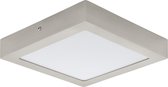 EGLO Fueva 1 - Plafondlamp - LED - 250X250mm. - Nikkel - 3000K