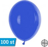 Latex ballonnen 33cm 100 stuks Donker Blauw Pastel GT110/13