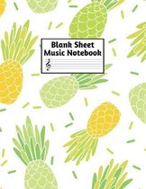Blank Sheet Music Notebook