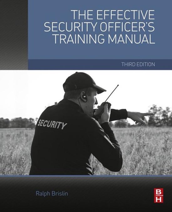 The Effective Security Officer's Training Manual - cover