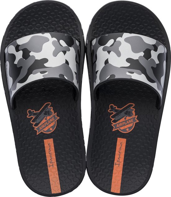 Ipanema Urban Slide Kids Slippers - Black/Grey - Maat 31 | bol.com